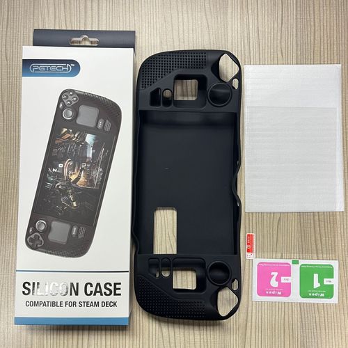 Convient Pour La Housse En Silicone Oled Steam Deck Avec Particules Antidérapantes Housse De Protection En Silicone Intégrale Pour Ordinateur De Poche Steam Deck | Accessoires D'équipement De Jeuétu
