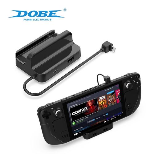 Convient À La Base De Chargement Hôte Steam Deck Base De Chargement Hôte Steam Deck Avec 3 Ports D'extension Usb 2.0 | Accessoires Pour Équipements De Jeu