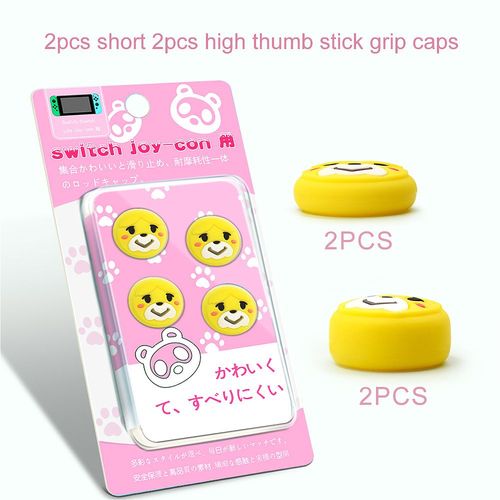Convient Pour Nintendo Switch/Lite Poignée Capuchon En Silicone Capuchon De Protection Du Joystick 3d Capuchon De Bouton Animal Crossing | Accessoires D'équipement De Jeusw-110 Isabel High And Low H