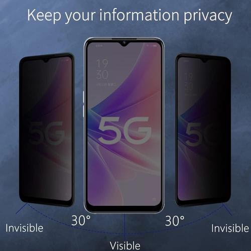 2 Pièces Verre Trempé Anti Espion avec Samsung Galaxy A25 5G - Anti Spy  Film de Protection Dureté 9H, Privacy Film Protection Écran, Anti-Rayures  3D Vitre Protecteur Filtre Confidentialité