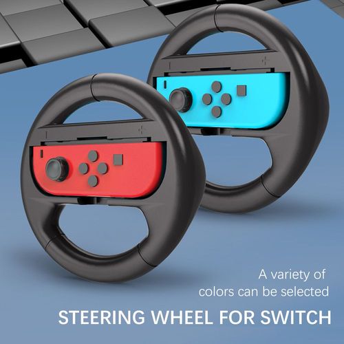 Convient Pour Nintendo Switch Oled Joy-Con Volant Interrupteur Poignée Support De Volant Poignée | Accessoires D'équipement De Jeunoir