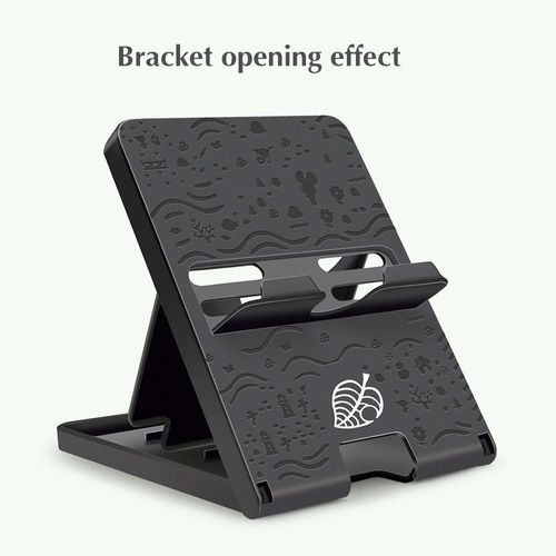 Convient Au Support De Console Nintendo Switch Support De Console Nintendo Switch Support De Bureau Splatoon 3 | Accessoires D'équipement De Jeuzx-1210 Animal Crossing Noir