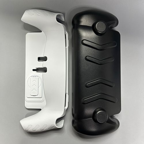 Convient Pour Ps5portal Étui De Protection Complet En Tpu Portable + Housse Détachable Ps5 Portable Avec Housse De Protection Pour Support | Accessoires D'équipement De Jeunoir + Blanc