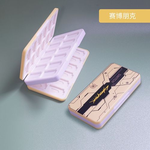 Convient Pour La Boîte De Cartes Nintendo Switch, La Boîte De Rangement De Cartes De Jeu Oled Switch, La Boîte De Protection De Cartes De Jeu Avec Doublure En Silicone | Accessoires D'équipement De