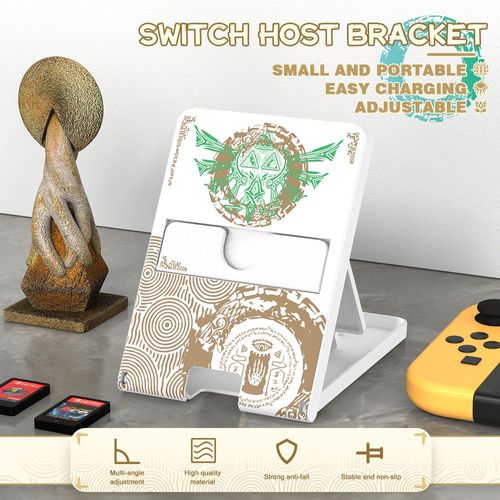 Convient Au Support De Console Nintendo Switch Support De Console Nintendo Switch Support De Bureau Splatoon 3 | Accessoires D'équipement De Jeuroyaume Des Larmes Blanches