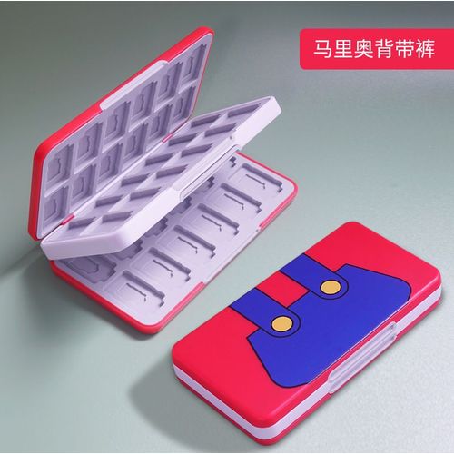 Convient Pour La Boîte De Cartes Nintendo Switch, La Boîte De Rangement De Cartes De Jeu Oled Switch, La Boîte De Protection De Cartes De Jeu Avec Doublure En Silicone | Accessoires D'équipement De