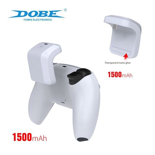 Convient Pour Le Pack De Batterie Du Contrôleur Sans Fil Ps5 Autonomie De La Batterie Du Contrôleur Ps5 Batterie Rechargeable Clip Arrière Externe Du Contrôleur P5 Pack De Batterie Rechargeable | Ac
