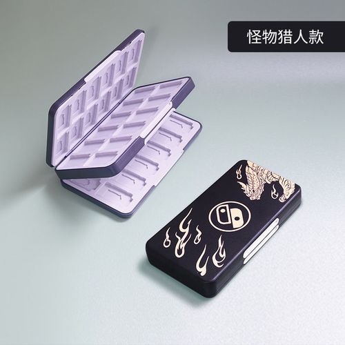 Convient Pour La Boîte De Cartes Nintendo Switch, La Boîte De Rangement De Cartes De Jeu Oled Switch, La Boîte De Protection De Cartes De Jeu Avec Doublure En Silicone | Accessoires D'équipement De