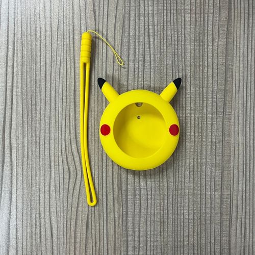 Convient Pour Pokémon Go Plus+ Housse De Protection De Dessin Animé Elf Ball Pikachu Housse En Silicone Avec Dragonne | Accessoires D'équipement De Jeutns-3116 Jaune