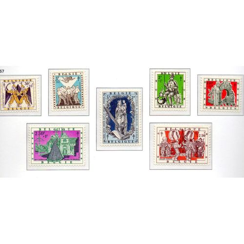 Belgique Timbres Antituberculeux 1957