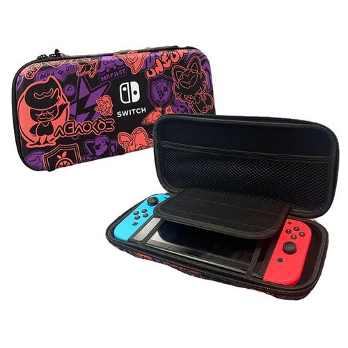 Convient Pour Le Sac De Rangement De La Console Oled Nintendo Switch Zhuzi Pokémon Switch Sac De Console De Jeu Sac Rigide | Accessoires D'équipement De Jeunoir
