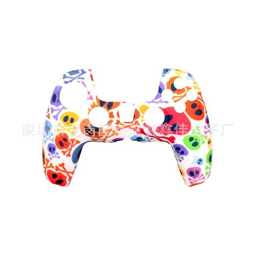 Convient Pour La Housse De Protection De La Poignée Ps5 Housse En Silicone Camouflage Ps5 Processus De Transfert D'eau Housse De Protection Ps5 Douce Pour La Peau | Accessoires D'équipement De Jeugp