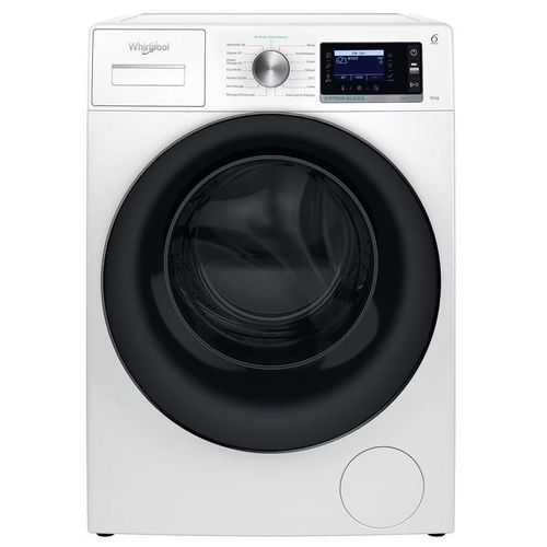 Machine à laver hublot Whirlpool W6 08 SILENCE FR - largeur : 59.9 cm - profondeur : 64.3 cm - hauteur : 84.5 cm - 64 litres - 10 kg - 1400 tours/min - blanc