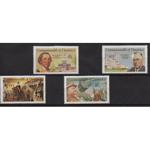 Ile De La Dominique Timbres Histoire De L' Île