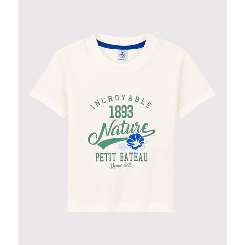 Tee-Shirt Manches Courtes En Jersey Enfant Garçon (Petit Bateau)
