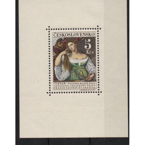 Tchécoslovaquie Timbre Le Titien 1965