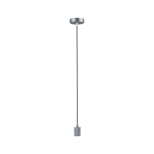 Suspension Tilla Neordic Max1x60w E27 Gris Aluminium 230v Tissu/Métal