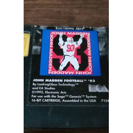 John Madden Football '93 Genesis