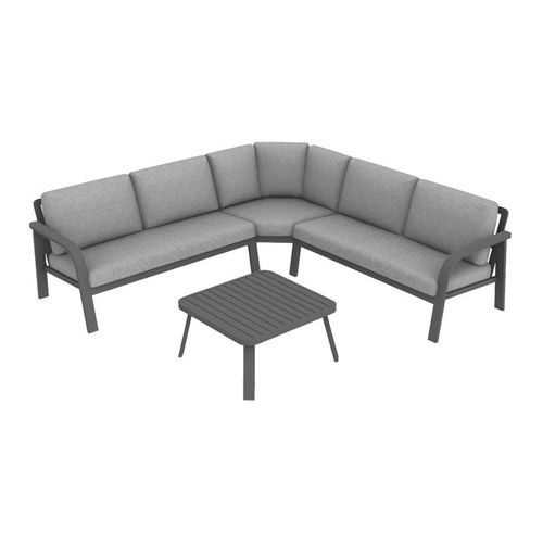 Set Angle Grasse Iii En Aluminium Avec Coussins - Grey/Gris