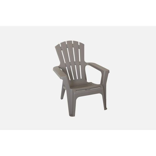 Fauteuil Bas En Résine Adirondack Taupe
