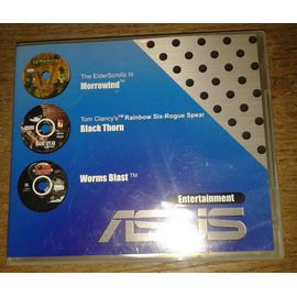 Pack Asus The Edler Scrolls, Civilization 3, Worms Jeux Vidéo Pour Pc