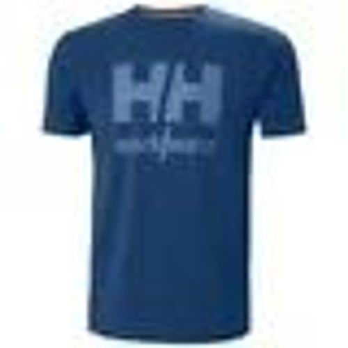T-Shirt - Hellyhansen - Logo Hh Bleu Foncé T.L 79261_570-L