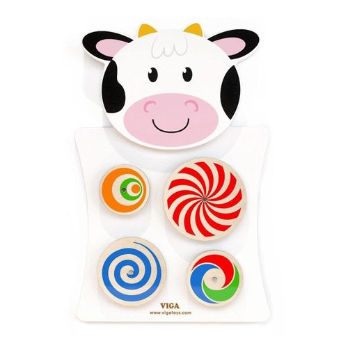 Panneau D'activités Mural Vache