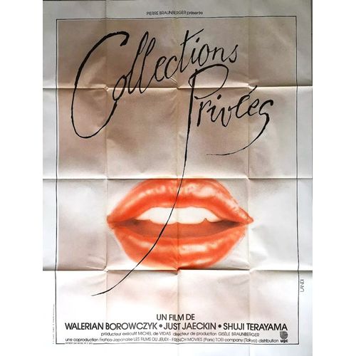 *** Collections Privees De Walerian Borowczyk - Just Jaeckin - Shûji Terayama - 1978 - Affiche Cinéma Originale - 120 X 160 (Landi) - Comme Neuf ***
