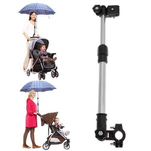 Support De Parapluie Réglable Pour Poussette, Accessoires De Poussette, Support De Parasol, Étagère De Cyclisme