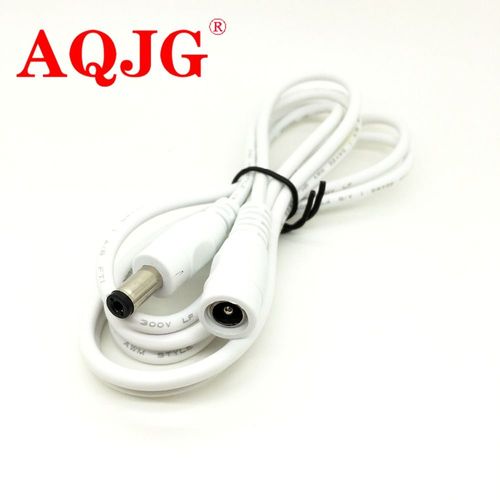 Pièces d'alimentation Jack femelle vers mâle, 1 pièce, 1m 2m 3m 5m 5.5x2.1mm, câble d'extension, prise 5.5x2.1mm pour moniteur CCTV
