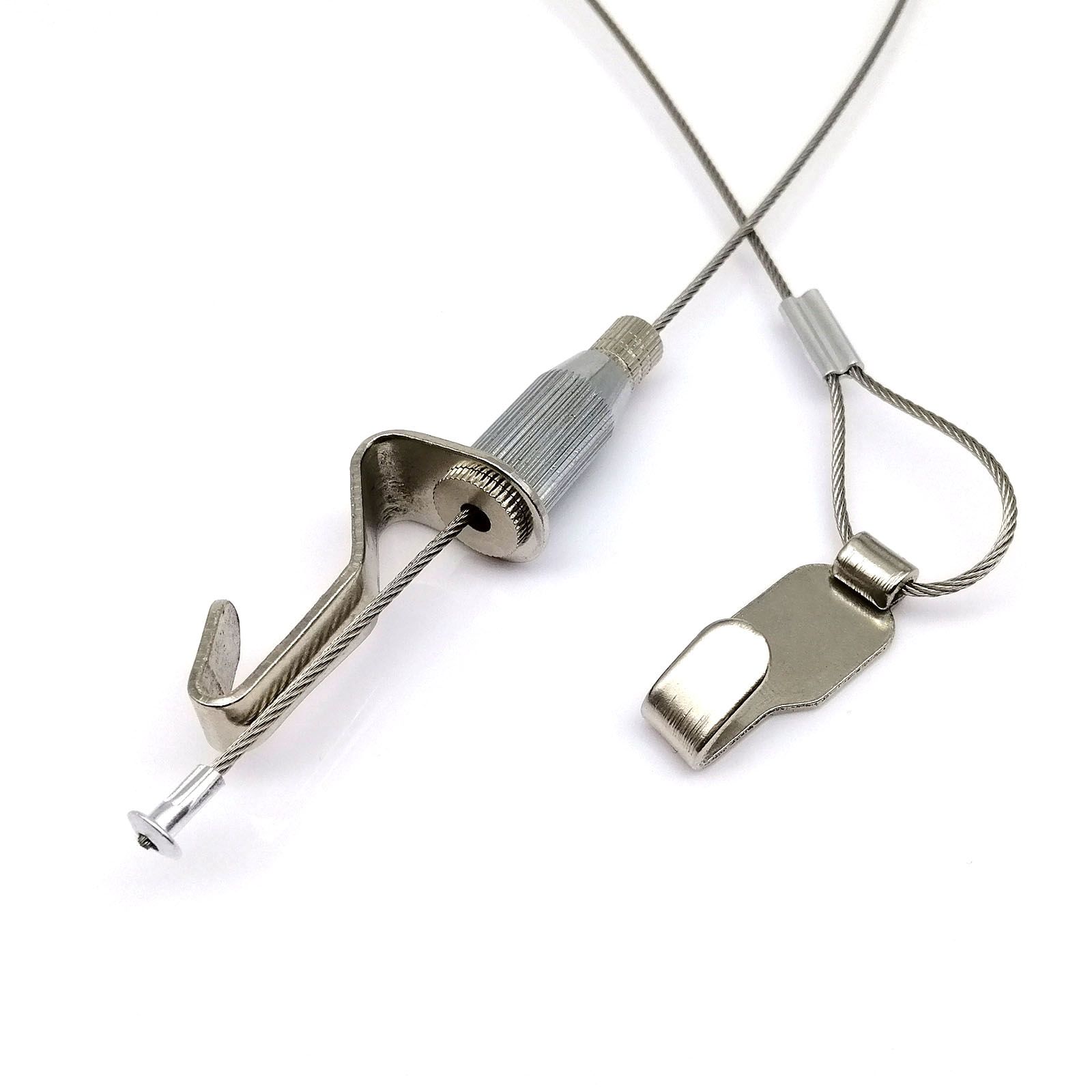Crochet de suspension rglable en fil d'acier inoxydable pou... - 3