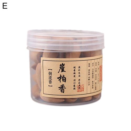 Cône d'encens à reflux, 58 pièces/boîte, arôme naturel, plante, épice, chinois traditionnel, bois de santal, aromathérapie pour le yoga