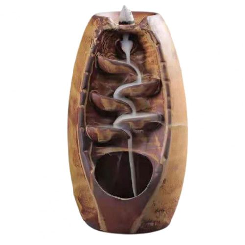 Brûleur d'encens décoratif en céramique, support de reflux, ornement de bureau, fournitures d'esprit ères, bois d'aigle, fumée lamentable, salon