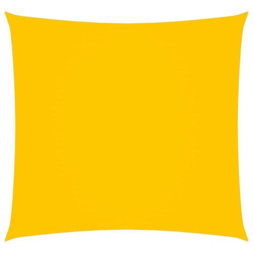 Voile Toile D'ombrage Parasol Tissu Oxford Carré 3,6 X 3,6 M Jaune Helloshop26 02_0009476
