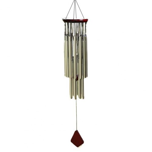 Carillon éolien en métal réutilisable, Durable, balcon, arrière-cour, 20 Tubes suspendus, cadeau élégant de pendaison de crémaillère