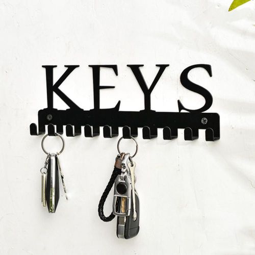 Crochet à Clés en Fer Forgé, Facile à Installer, sans Bavure, Mural, Rangement, Cintre, T1, Fournitures Ménagers, Chambre, 1 Ensemble