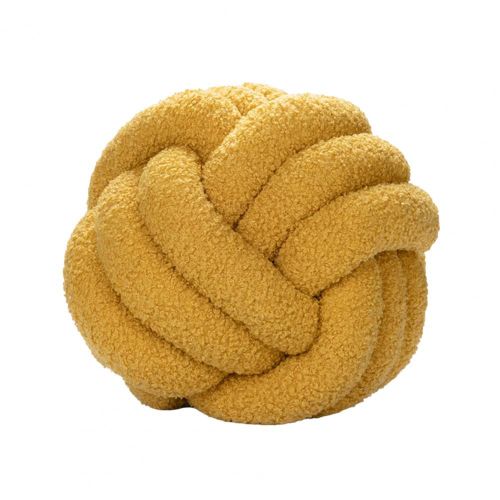 Coussin De Canapé En Velours D'agneau Tissé À La Main, Boule Nouée, Compagnon Ultra Doux, Décoration De Chambre, 22 Cm