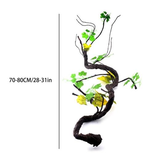 Plantes De Reptiles En Plastique, Plantes De Jungle, Branches De Vigne, Terrarium Pour Dragon Barbu, Salle De Lézard Pour La Décoration Kiev Itat Précieux