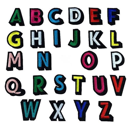 26 Patchs De Lettres De L'alphabet Anglais Stéréo 3d, Écusson Brodé Pour Vêtements