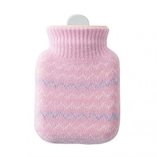 Bouteille d'eau chaude VPN Sion-Verde, grande housse de protection, douce et sûre, parfaite pour l'hiver, conservation de la chaleur, 500ml