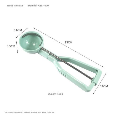 Cuillère À Crème Glacée En Abs, Boule De Fruits, Pelle, Outils De Cuisine Divers, Magasin De Thé Au Lait, Cuillère À Crème Glacée, Boule De Pastèque