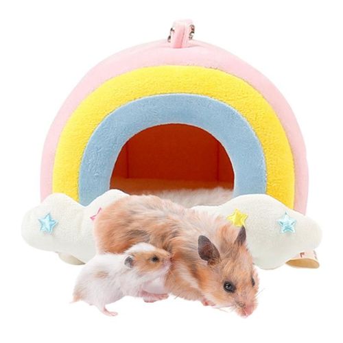 Lit Chaud Pour Petits Animaux, Hamac Pour Petits Animaux, Nid De Couchage En Coton Pour Animaux De Compagnie, Cochon D'inde, Tapis Hérisson, Chien, Chat, Peluche En Coton Doux
