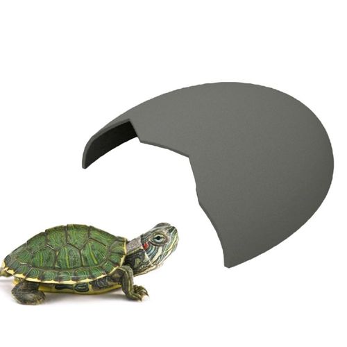 Cachette De Grottes En Plastique Pour Petits Animaux, Petite Bestiole Sûre Et Sûre, Coquille D'oeuf Facile À Nettoyer Pour Tortue