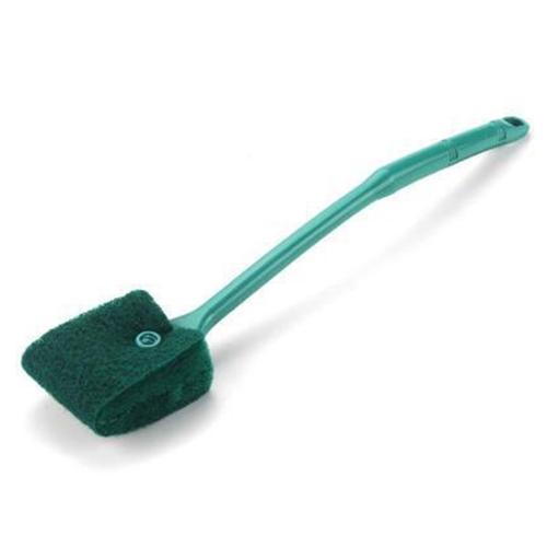 Brosse De Nettoyage D'algues Pour Aquarium, Nettoyeur Pour Murs En Verre, Manche Long, Tampon Éponge À 2 Faces, Outil De Nettoyage De Poissons Pour Réservoir