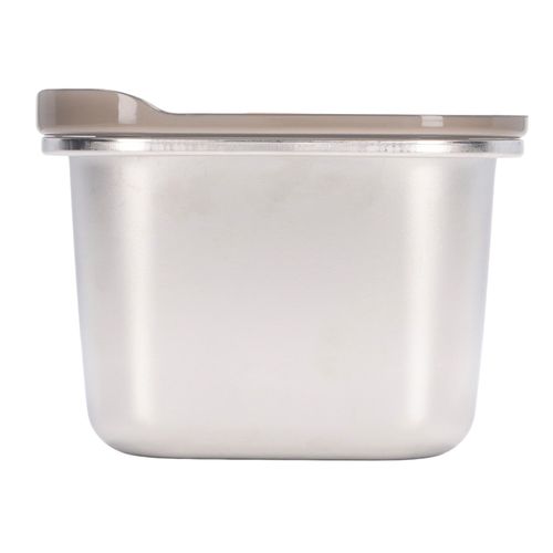 Boîte De Conservation Des Citrouille En Acier Inoxydable, Conteneur Hygiénique Empilable Avec Couvercle Pour L'école, Gain De Place