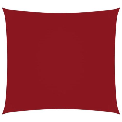 Voile Toile D'ombrage Parasol Tissu Oxford Carré 7 X 7 M Rouge Helloshop26 02_0009543
