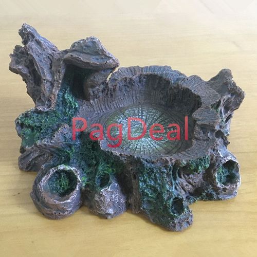 Filles D'alimentation Pour Reptiles, Tortue Grenouille, Terrarium Vivarium, Ornement De Diversification, Mangeoire À Eau Et À Nourriture, 7.1 En Effet * 6.3 En Effet * 3.9\""