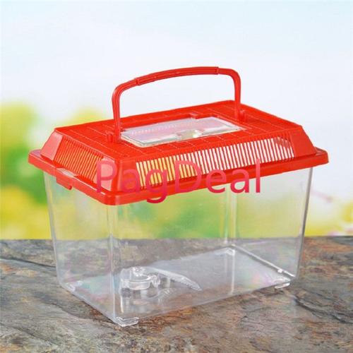 Mini Aquarium De Bureau, Boîte Pour Poissons, Poissons Rouges, Tortues, Animaux De Compagnie, Reptile, Hamster, Tortue, Cage D'alimentation, Bols, Livraison Gratuite