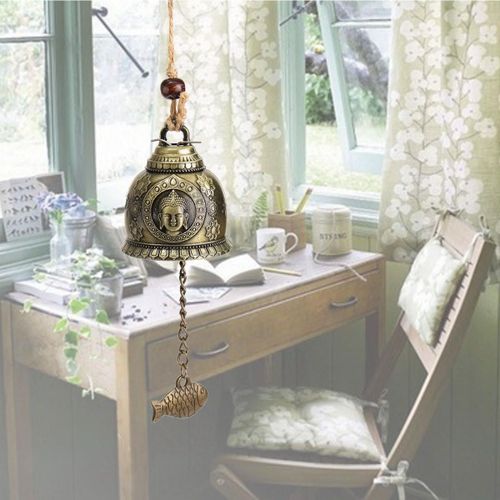 Carillon à vent pour la chance Feng Shui, cloche exquise, décoration suspendue de voiture, maison, artisanat cadeau