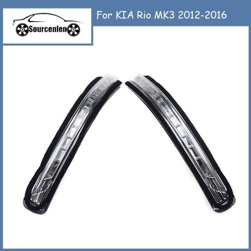Rétroviseur Led Pour Kia Rio Mk3 De 2012 À 2016 Pouces, Clignotant À Gauche